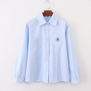 Qoo10] 2枚セット学生服 スクールシャツ 女子