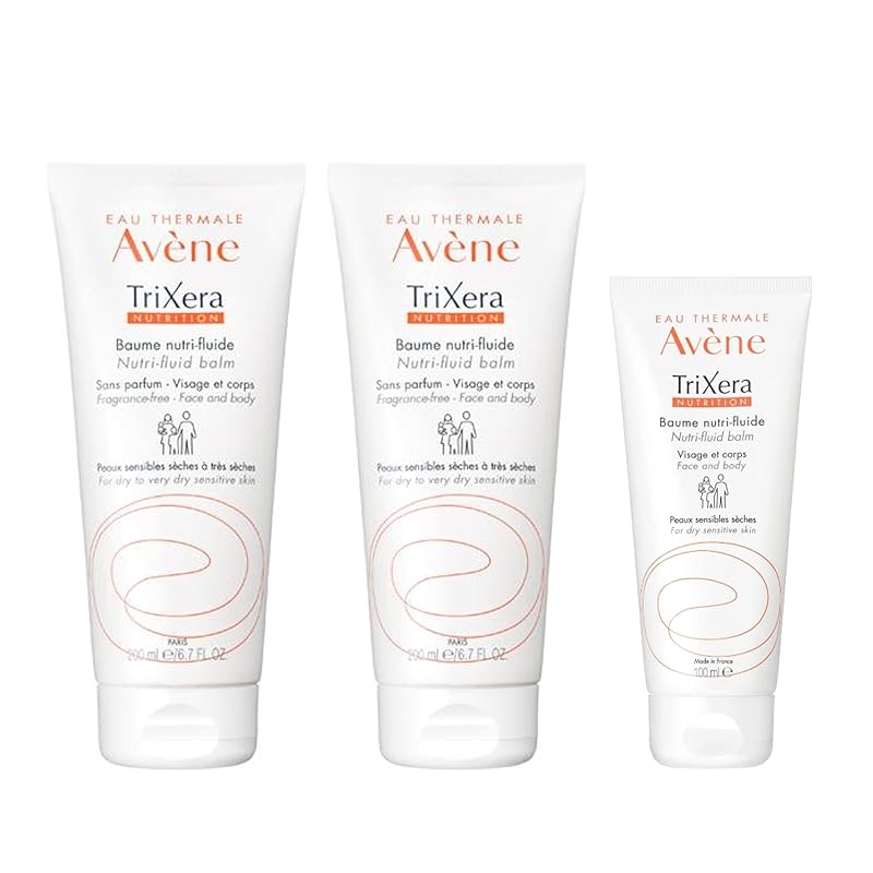 アベンヌ(Avene) トリクセラNT フルイドクリーム 200mL×2+100mL ボディクリーム ・ トリートメント クリーム状 無香料 ベビー 赤ちゃん 1ヵ月 全身用 保湿 メ