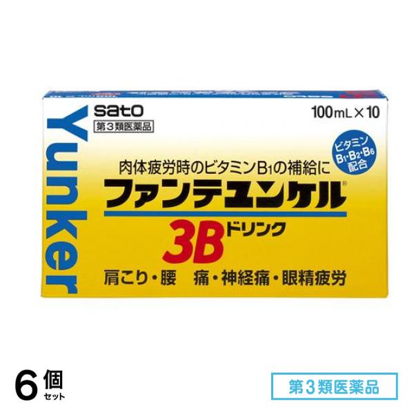 第３類医薬品 ファンテユンケル3Bドリンク 100mL× 10本 6個セット