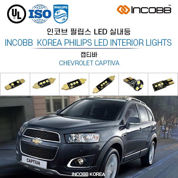 INCOBB KOREA 6500K Crystal White Super Bright CAPTIVA LED Bulbs car interior lightsその他