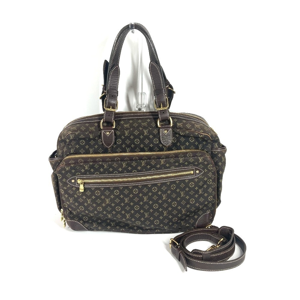 ショルダーバッグ M95221 サックアランジュ モノグラムミニラン 斜め掛け 2WAYバッグ カバン ボストンバック モノグラムミニランキャンバス ブラウン