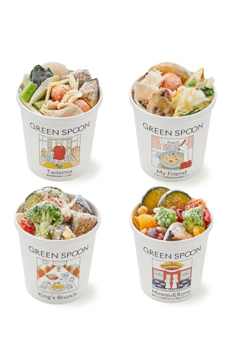グリーンスプーン 野菜スープ 4食 カップ 【 置き換え / ヘルシー / ごろごろ野菜 / 低糖質 / レンジで5分 / 冷凍食品 】GREENSPOON 野菜 スープ 惣菜 おかず 時短