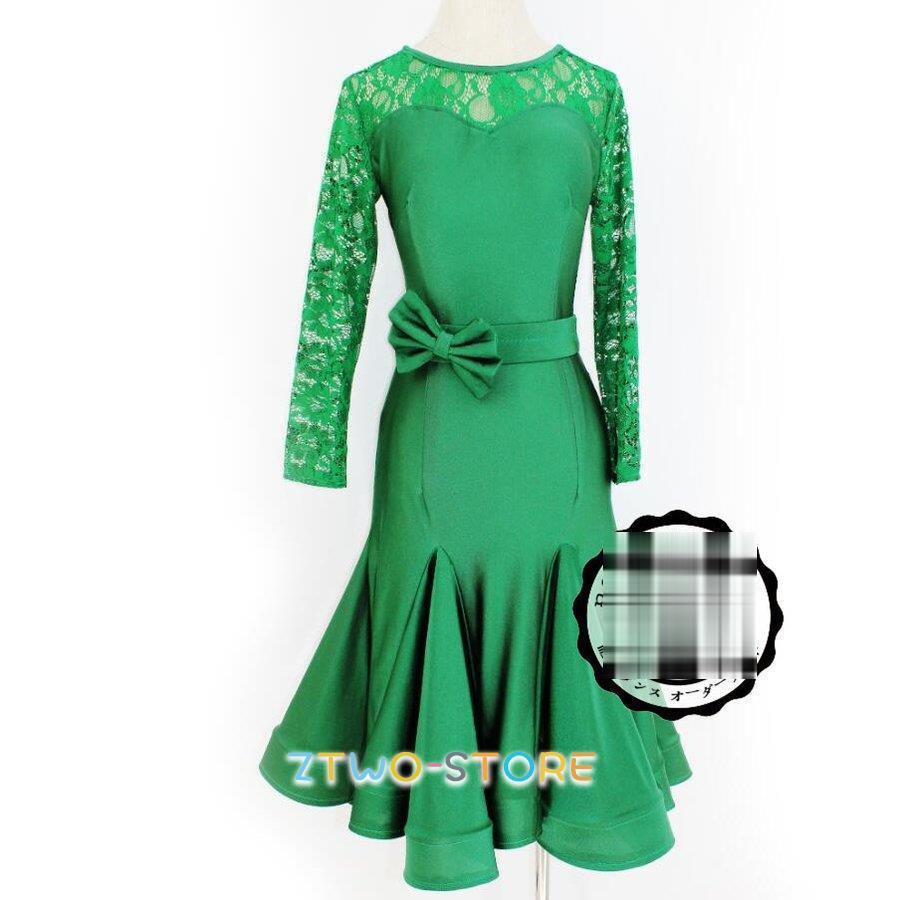 ラテンダンスドレス ワンピース ルンバ サンバ ワルツ ラテン専用ドレス レッスン着 練習用 競技用 発表会用ダンスドレス 社交ダンス衣装 開場演出服 L65