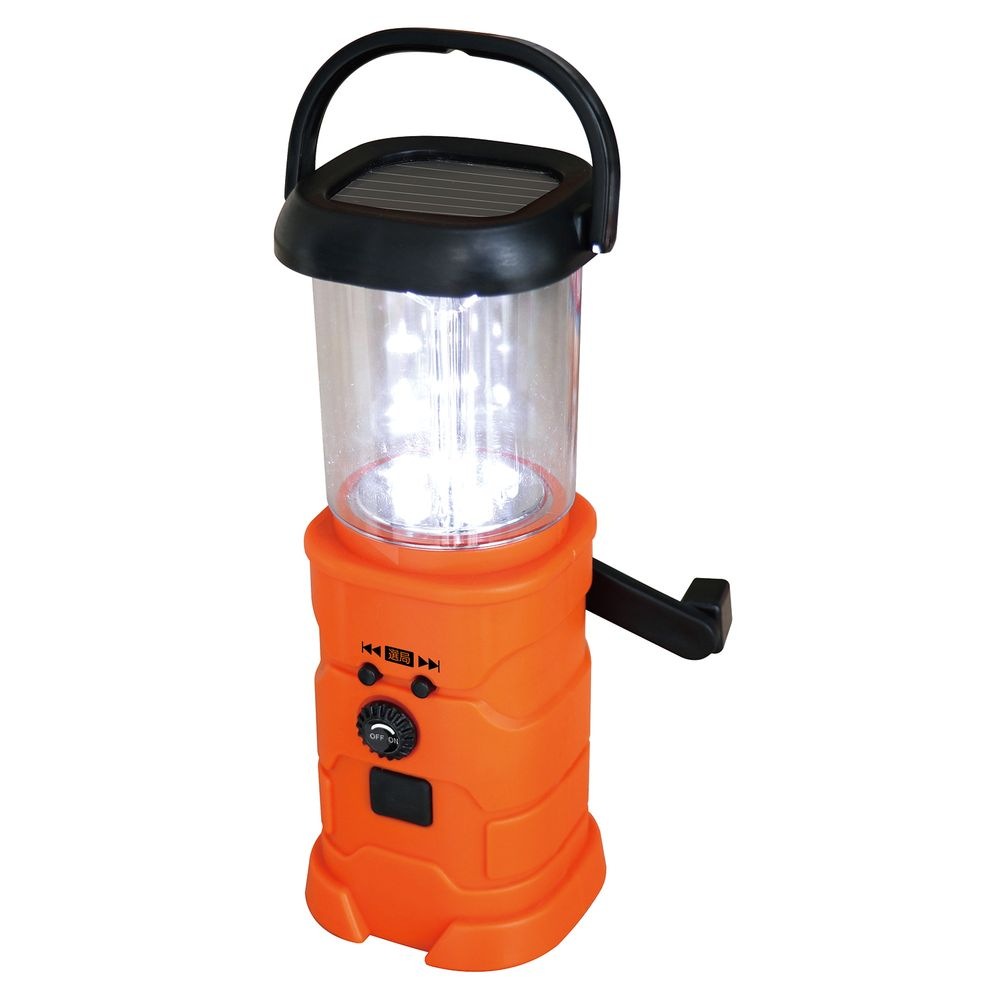 （まとめ買い）ソーラーダイナモラジオランタン 93219 [x3セット]