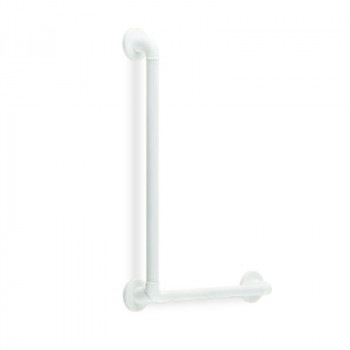 シロクマ どこでも手すりディンプルL形 アイボリ BR-281 600×400