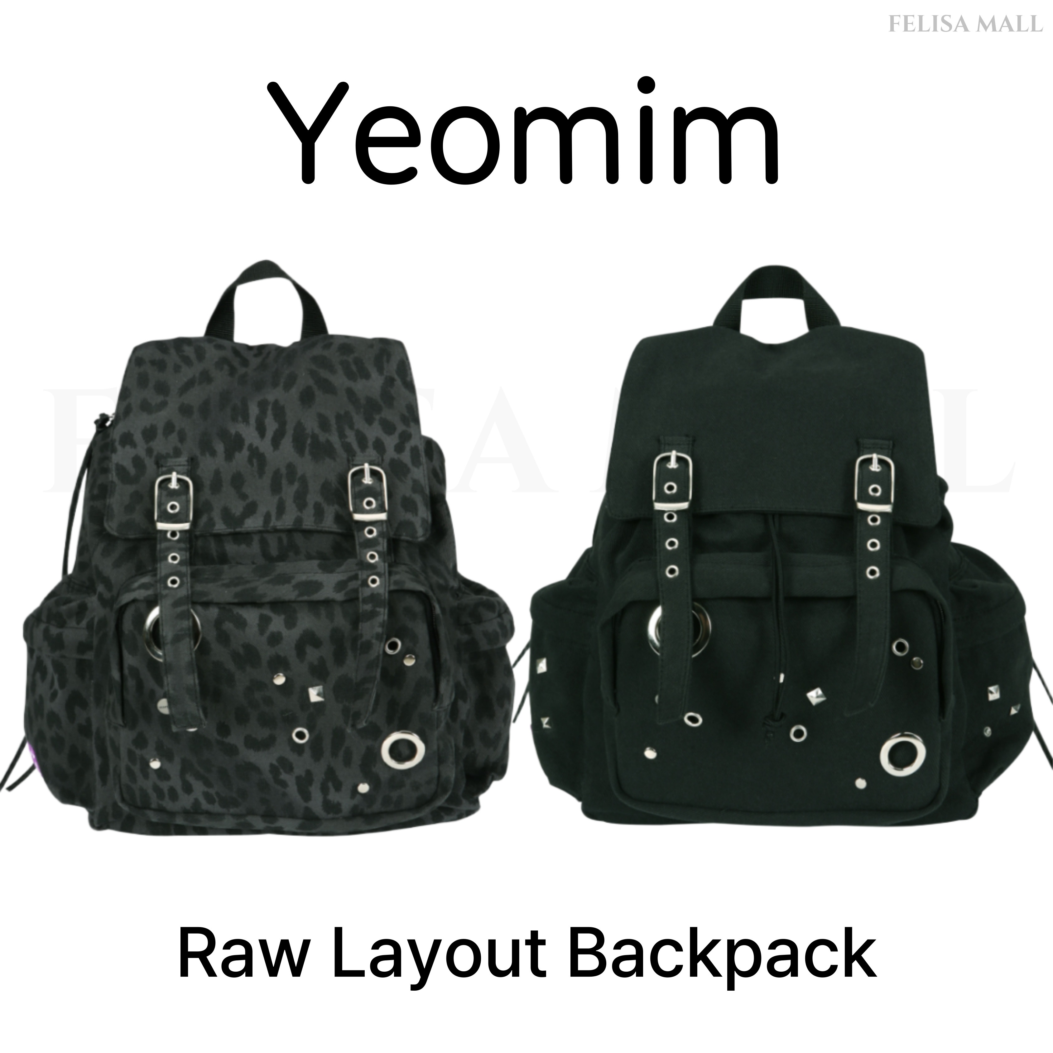 [Yeomim] Raw Layout Backpack 人気バックパック 韓国ブランド