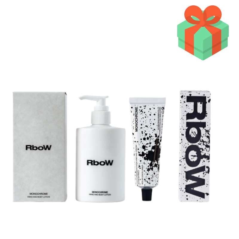 好印象の香りケアセット MONOCHROME ハンド＆ボディローション,ボディクリーム 300ml ＆ ハンドネイルクリーム 50ml /シダーウッド/ムスク+ランダムギフト付き