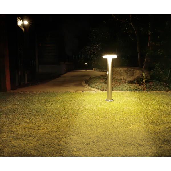 人感センサーライト 屋外照明 自動点灯 防犯グッズ ソーラー発電 電源工事不要 高輝度LED 5W丸型