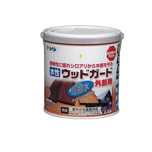 （まとめ買い）水性ウッドガード外部用 ウォルナット 0.7L [x3缶セット]