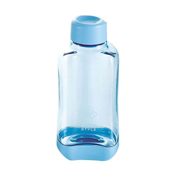 [5セット] パール金属 ブロックスタイル PCアクアボトル500 ブルー H-6033X5