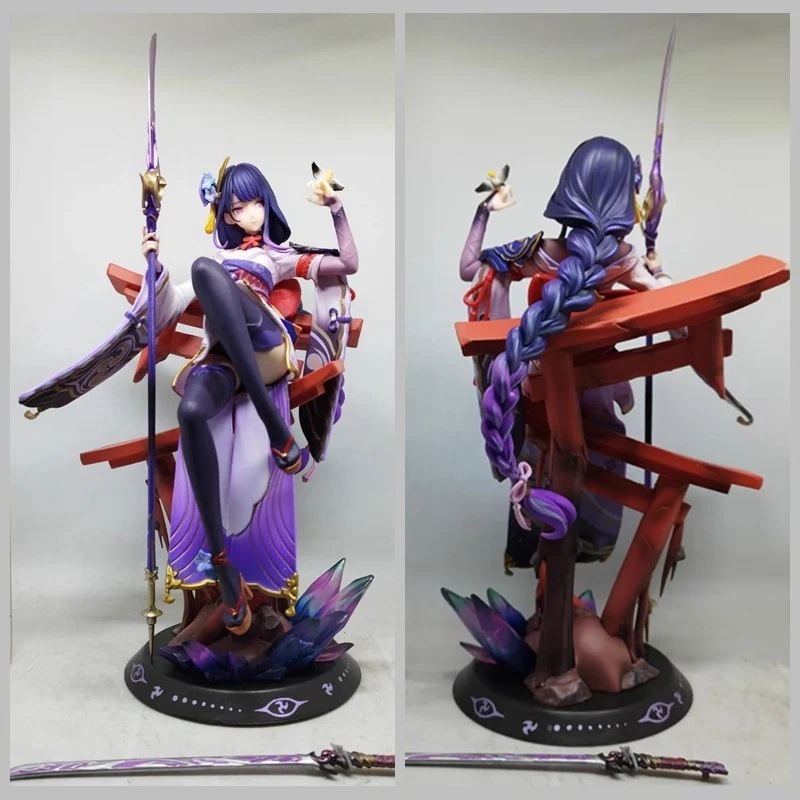 ゲーム周辺機器 一心浄土サンダーボルト 一般二次元美少女シルエットモデル 装飾品 箱入りフィギュア