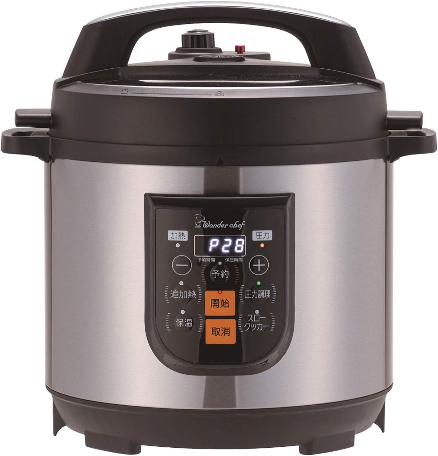 電気圧力鍋 楽ポン PRO 8.0L 圧力調理 温度調理 煮込み調理 蒸し調理 使いやすい クッキングガイド付属 楽楽調理 家庭用マイコン電気圧力鍋 OEDF80