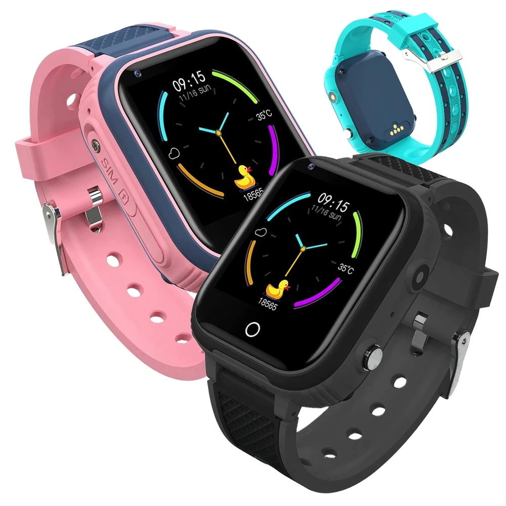 在庫僅少LT21 キッズ スマートウォッチ 見守り携帯 SIMフリー 音声チャット ビデオ通話 GPS カメラ内蔵 防水 懐中電灯 IP67 5,220円