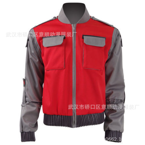 バック・トゥ・ザ・フューチャーのコスプレ衣装マーティンと同じスタイルのジャケット映画オリジナルコートプレイ