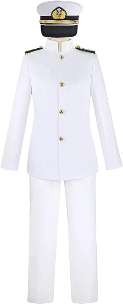 戦艦大和 海軍提督 コスプレ衣装/コスチューム 変身 仮装 ステージ服 舞台