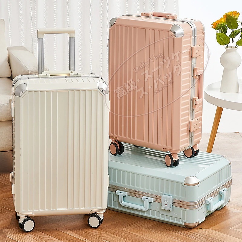 大人気のスーツケース スーツケース箱 アルミフレームスーツケース ジッパー型スーツケース 学生の修学旅行 おしゃれ大容量マルチサイズ整理箱 3桁鍵 6,725円