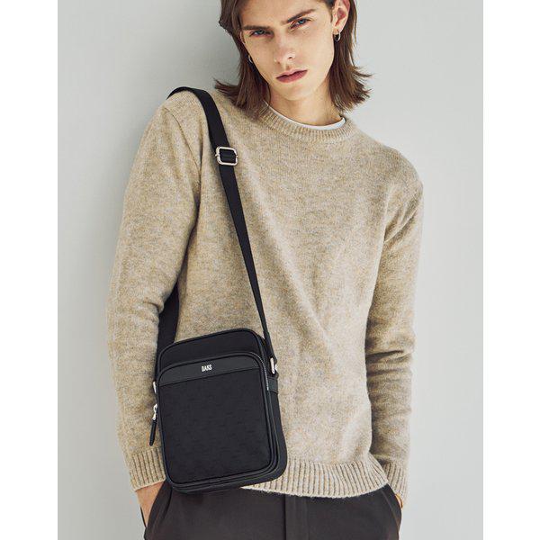 [26SS] [ミニクロスバッグ][DD CROSS] ブラック DDパターン ポケット DBBA6EE45BK