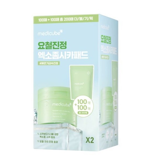 [大容量/クーリング鎮静]メディキューブエキソソームシカパッド詰め替え企画（100枚100枚） 12,488円