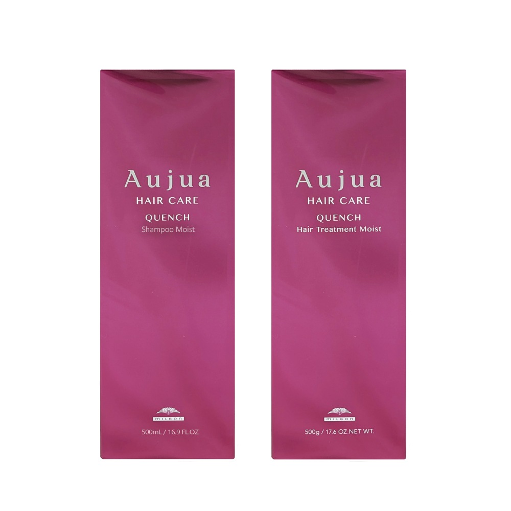 オージュア クエンチ シャンプー モイスト ・ヘアトリートメント モイスト セット500ml & 500g
