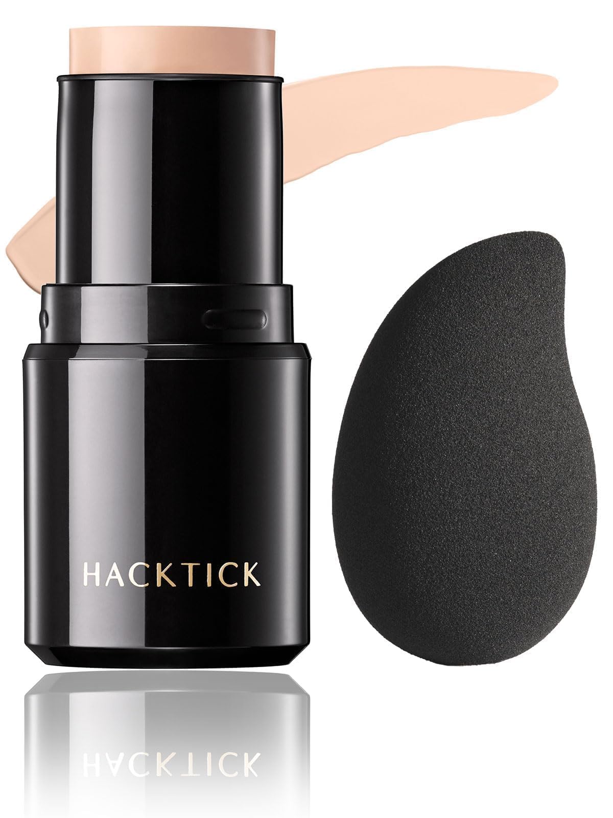 革命ファンデ1本でベースメイク完了 北の快適工房『ハックティック』ファンデーション スポンジ セット (ライト) クリームファンデーション スティックファンデーション