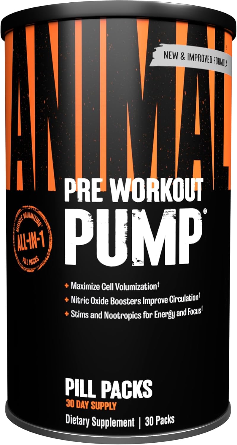 Animal Pump Pre-Workout Supplement 30 Packs