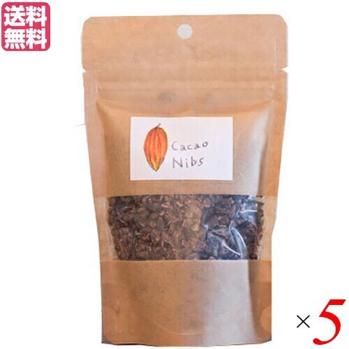 カカオニブ カカオパウダー カカオマス パプアのカカオニブ 100g ５袋セット