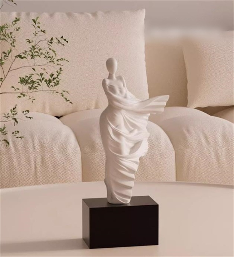 INSスタイル 工芸品 樹脂置物 芸術置物 シンプル キャラクター彫刻置物 大人気 装飾品 卓上置物 玄関置物