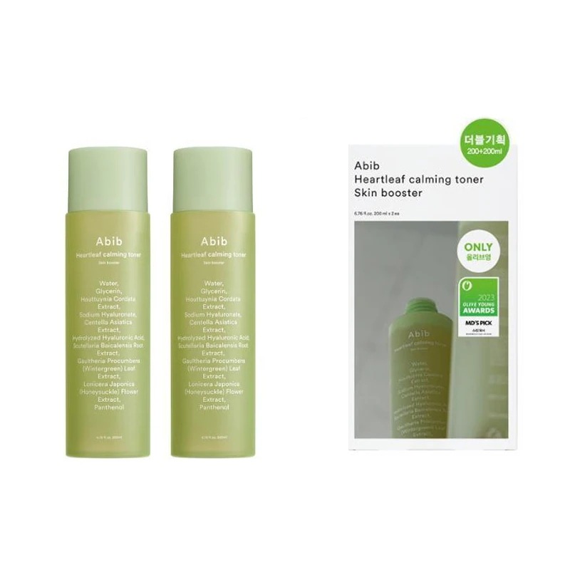 【1+1】ドクダミ カーミング トナー スキンブースター, 200ml / 大容量化粧水 / 韓国コスメ