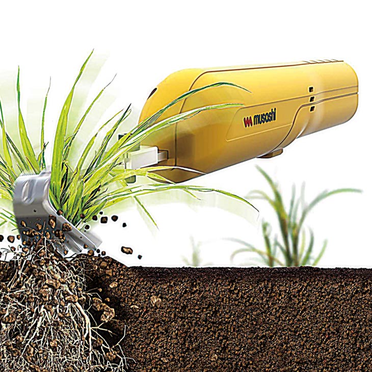 充電式除草バイブレーターミニ 電動草取り機 草取り機 草むしり機 雑草取り機 雑草刈機 草抜き 道具 電動 振動除草 コードレス ミニサイズ コンパクト