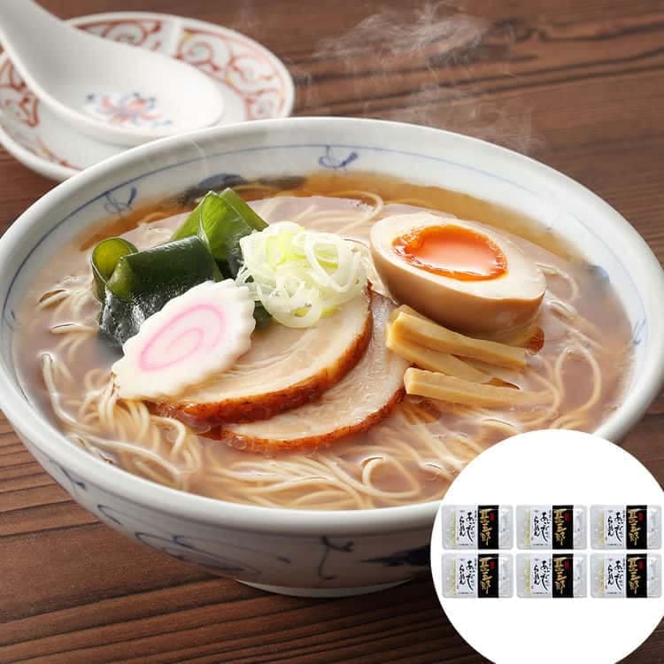 長崎 甚五郎のあごだしらーめん 12食 (2食6) 離島は配送不可 920037 お歳暮 お中元 お土産 ご進物 ギフト 贈り物に最適