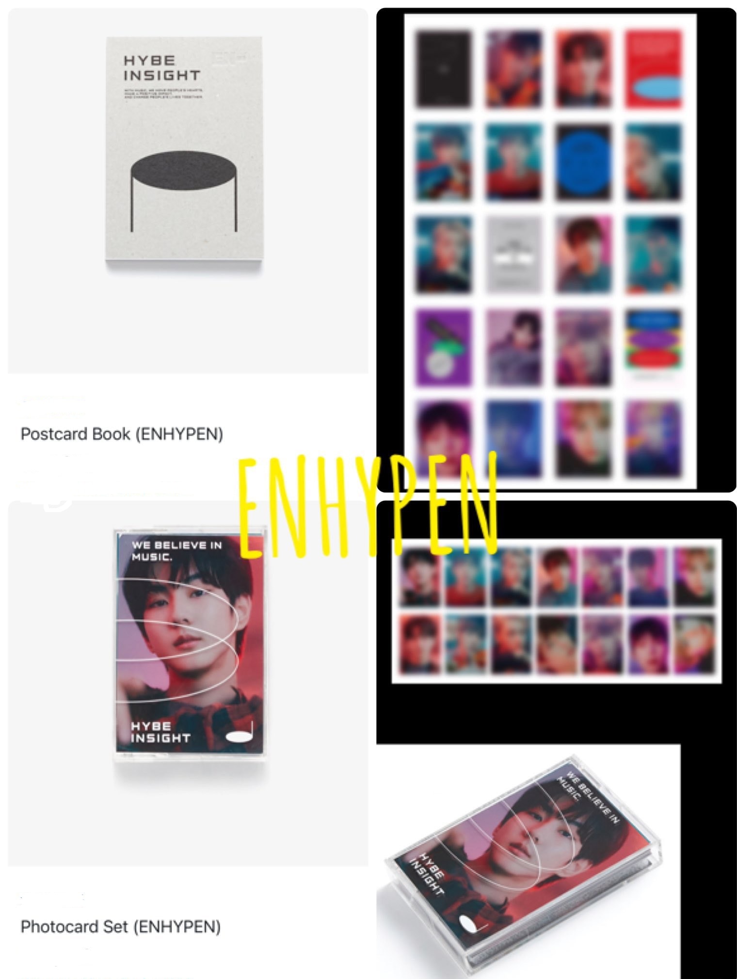 エンハイフン 　HYBE　insight　フォトカード+ ポストカード