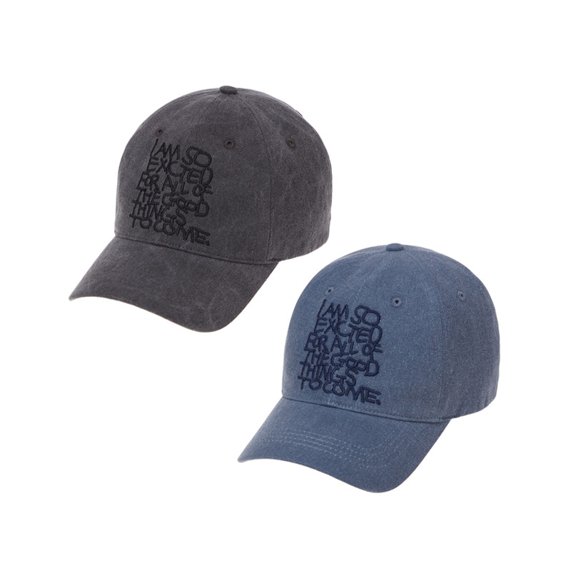 [LE SSERAFIM カズハ 着用] [LMR] lettering washed ball cap 韓国 アイドル レディース メンズ おしゃれ 冬