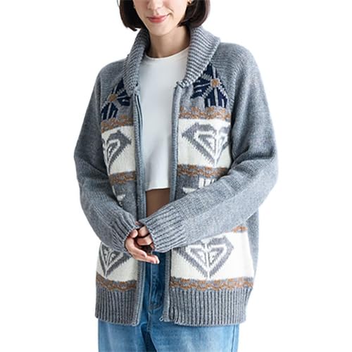 [ロキシー] リバイバル カウチンニット レディース RJK244021 GRY