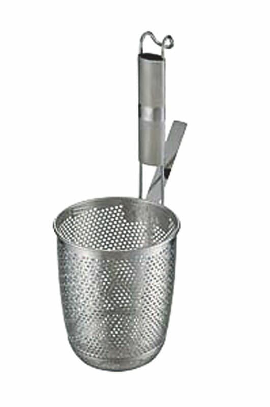 三宝産業 UK 18-8パンチングパイプ柄丸底うどんてぼ L