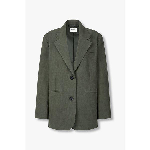 オーバーフィット シングル 長袖 ジャケット 9106212084050