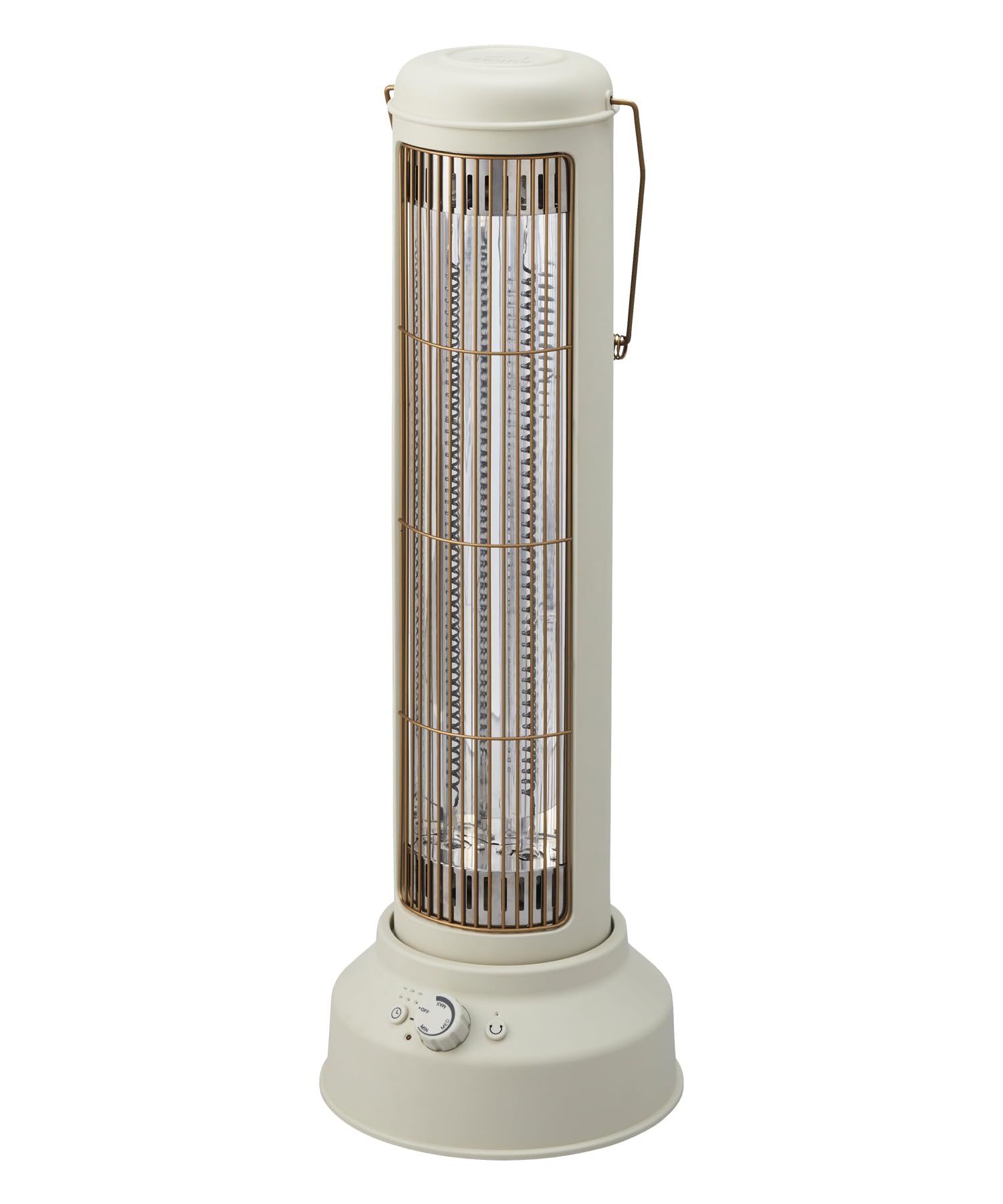 BRUNO ブルーノ カーボンヒーター 電気ヒーター タワー型 スリム 無段階調節 500W～1000W 首振り 強弱切替 静音 速暖 タイマー 自動オフ 転倒オフ 安全設計 NostalStovew