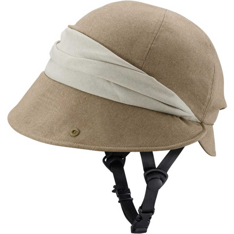 オージーケーカブト　自転車用ヘルメット シクレ TK クロッシェ(54～57cm未満) ベージュ　SICURE