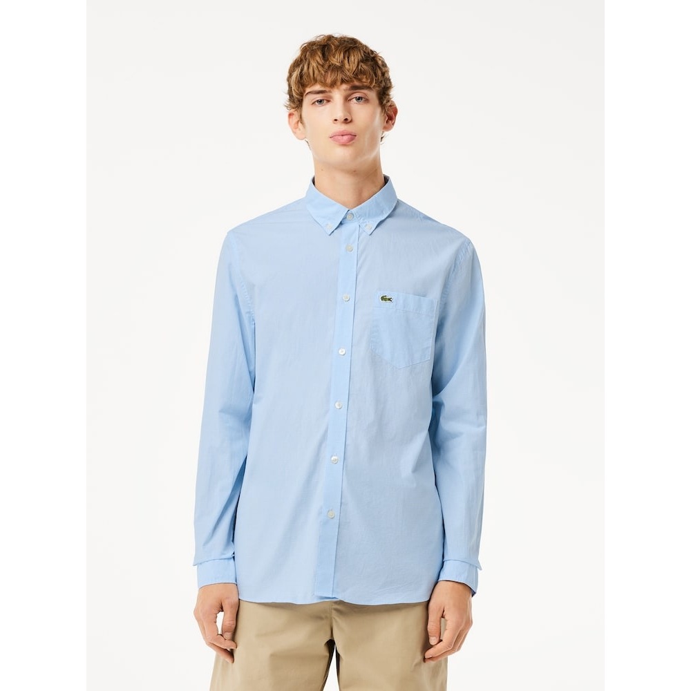 ラコステメンズマイクロパターンチェックシャツ CH5959-54G F6Z Q2NCH5959-54GF6Z