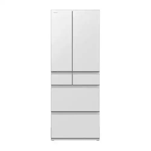 【無料長期保証】日立 冷蔵庫 617L 観音開き 6ドア 幅68.5cm 真空氷温ルーム らくうま高鮮度 R-HZC62Y ホワイト系