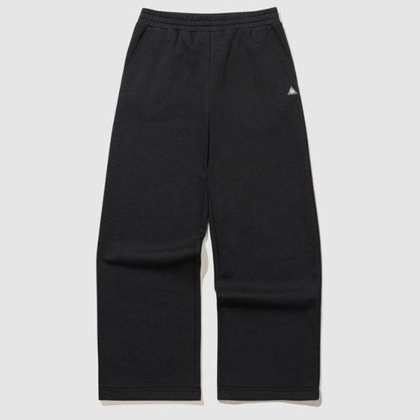 共用エッセンシャル起毛ルーズストレートパンツ B1 QQ423LFPO1 BLK IVY B...