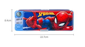 スパイダーマン ペンケース 筆入れ 多機能 ペン削り コンパス付き アメコミ ヒーロー グッズ 筆箱 学習用品 入学 小学校 中学校 雑貨 文房具lz002