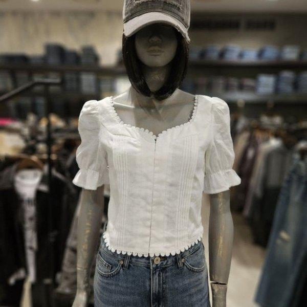 女性リネンビスチェブラウス_DG