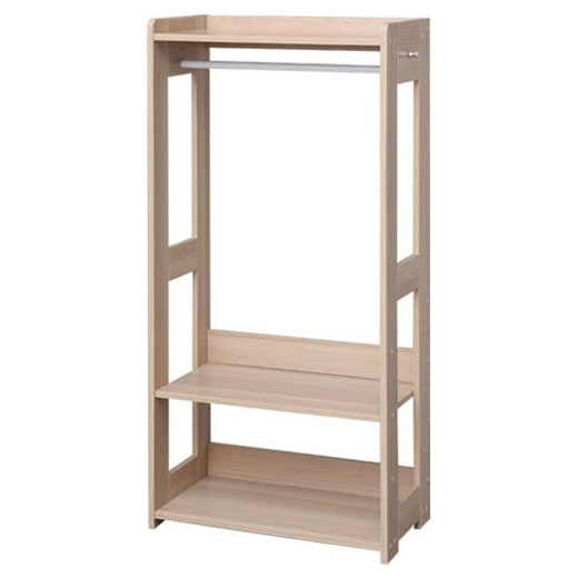 アイリスオーヤマ KWR-1260(ナチユラル) 木製ワードローブ (ナチュラル) KWR1260ナチユラル