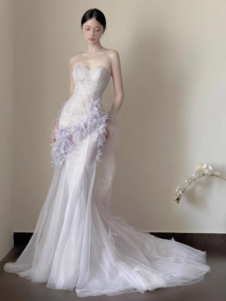 【2枚購入で 3oo円OFF！】パードレス2025ハイエンドストラップレスホストバースデーパーティーテイルスカート