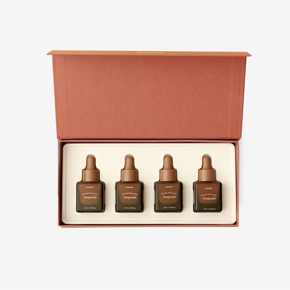 wismin bakuchiol all day young ampoule 15ml*4bottles