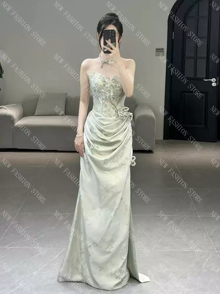 新中式ドレス胸ぬぐい敬酒服-53