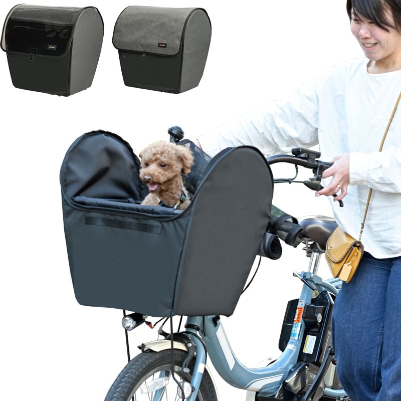 景品付き！ 自転車 犬 乗せ 前カゴカバー 電動自転車 ペット 小型犬 バスケット キャリー メッシュ リード 飛び出し防止 ペットシート 防水 ギュット PAS ビビ 川住製作所 KPET100