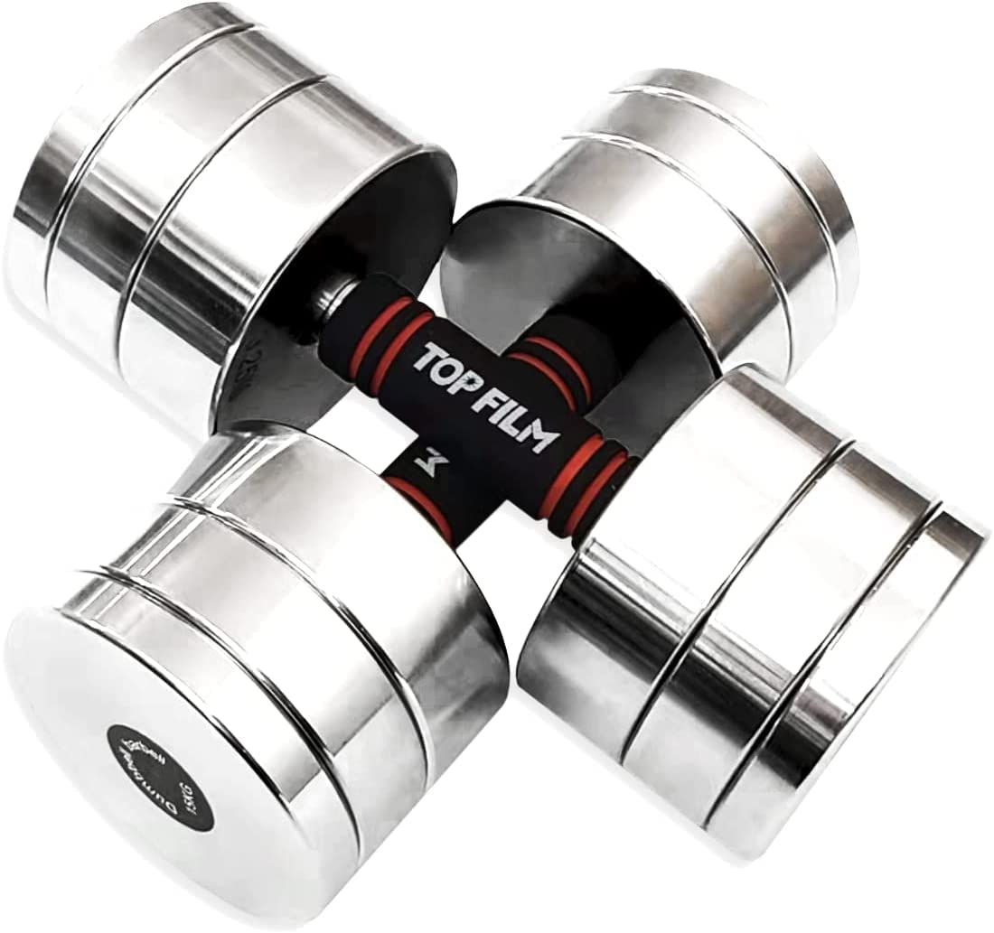 ダンベル 可変式 小型 スチールダンベル 10kg 2個セット 無臭素材家庭