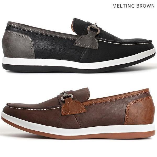 メンズカジュアルスニーカー メンズ秋靴 レザー スニーカー AG22