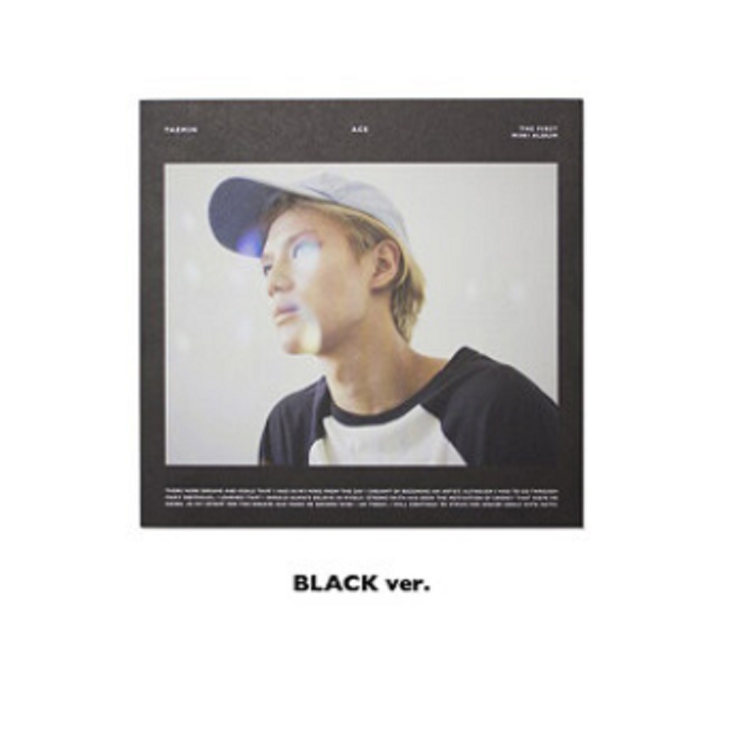 TAEMIN : SHINee 1st EP Album [ACE] Black. Ver (Sealed) 태민